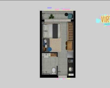 Apartamento Studio com 1 dormitório à venda, 21 m² - Perdizes - São Paulo/SP