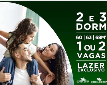 Apartamento - Urbanova - 2 e 3 dormitórios - Jardins Paratehy Urbanova - lançamento - Resi