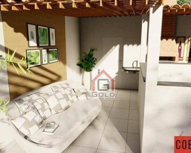 Cobertura com 2 dormitórios à venda, 81 m² por R$ 344.000,00 - Vila Humaitá - Santo André