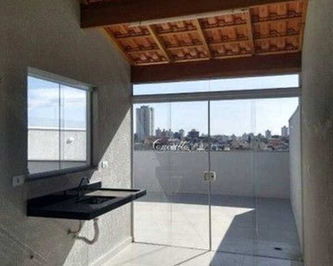 Cobertura com 2 dormitórios à venda, 87 m² por R$ 375.000,00 - Parque João Ramalho - Santo