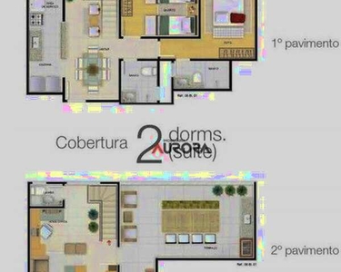 Cobertura duplex Spazio La Luna - R$ 349.000,00