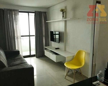 Flat com 1 quarto, 40 m², à venda por R$ 315.000- Manaíra - João Pessoa/PB