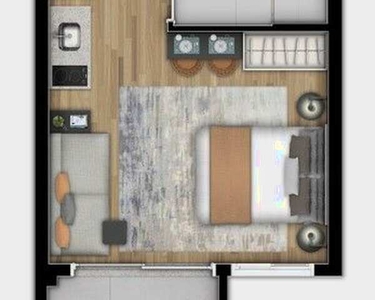 Studio à venda, 25 m² por R$ 363.000 - Pompeia - São Paulo/SP