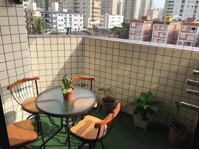 Apartamento em Campo da Aviação, Praia Grande/SP de 73m² 2 quartos à venda por R$ 307.000,00