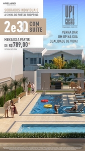 Sobrado em Chácaras de Recreio São Joaquim, Goiânia/GO de 67m² 2 quartos à venda por R$ 394.000,00