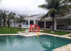 Casa com 7 dormitórios, 628 m² - venda por r$ 10.800.000,00 ou aluguel por r$ 26.900,00/mês - acapulco - guarujá/sp