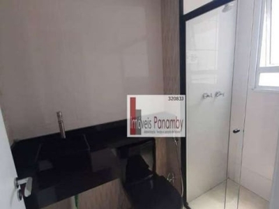 Apartamento com 2 dormitórios, 42 m² - venda por r$ 350.000 ou aluguel por r$ 2.500/mês - parque rebouças - são paulo/sp