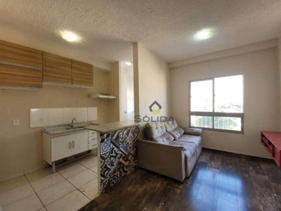 Apartamento com 2 dormitórios para alugar, 45 m² por r$ 1.735,00/mês - doce lar bella colonia - jundiaí/sp