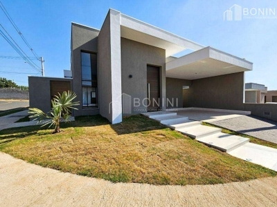 Casa com 3 dormitórios à venda, 185 m² por r$ 1.450.000,00 - condomínio solar das esmeraldas - nova odessa/sp