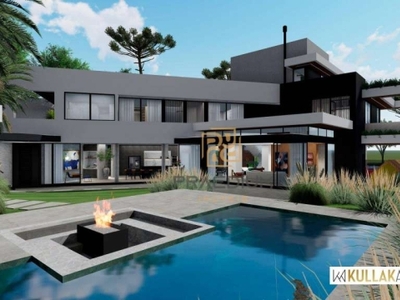 Casa com 4 dormitórios à venda, 600 m² por r$ 6.990.000 - riviera - curitiba/pr