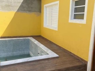 Casa em condomínio para venda em itanhaém, bopiranga, 2 dormitórios, 1 suíte, 2 banheiros, 1 vaga