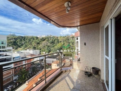 Cobertura com 3 dormitórios à venda, 155 m² por r$ 1.050.000,00 - várzea - teresópolis/rj