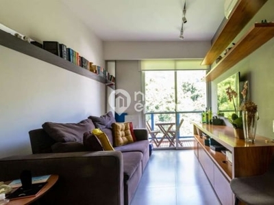 Flat com 1 quarto à venda na rua do humaitá, humaitá, rio de janeiro, 55 m2 por r$ 949.000