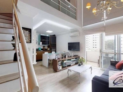 Loft com 1 dormitório à venda, 58 m² - vila andrade - são paulo/sp