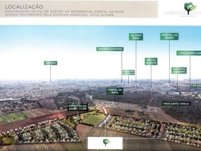 Lote para venda em condominio fechado na zona sul ao lado do quinta da boa vista a no vivendas da mata ilha paineira, com 304 m2, lote de muro, lazer