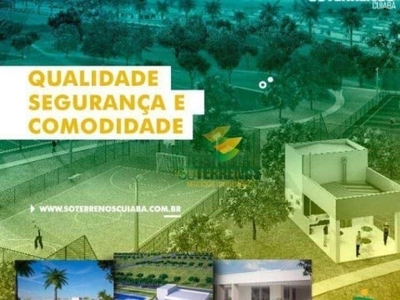 Terreno à venda, 300 m² por r$ 340.000,00 - condomínio belvedere ii - cuiabá/mt