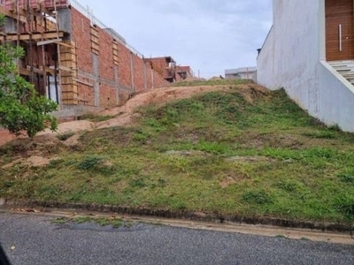 Terreno no condomínio renaissance com 325 m², frente para mata, na zona leste em sorocaba