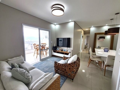 Apartamento com 3 dormitórios à venda, 123 m² por R$ 1.200.000,00 - Canto do Forte - Praia