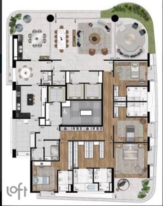Apartamento à venda em Itaim Bibi com 424 m², 4 quartos, 4 suítes, 5 vagas