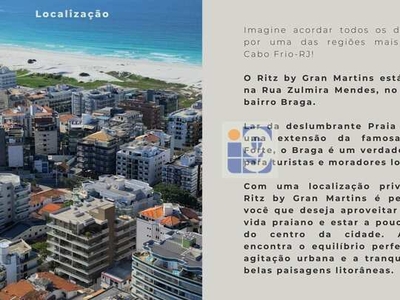 Apartamento à venda no bairro Braga - Cabo Frio/RJ