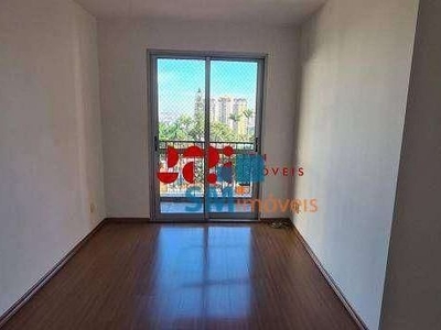 Apartamento com 2 dormitórios para alugar, 58 m² por r$ 3.265,00/mês - jardim luísa - são paulo/sp