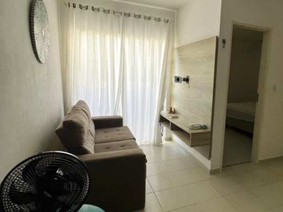 Apartamento com 2 quartos mobiliado em condomínio fechado - Buraquinho - Lauro de Freitas
