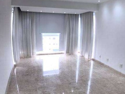 Apartamento para alugar, 220 m² por r$ 17.750,00/mês - gonzaga - santos/sp