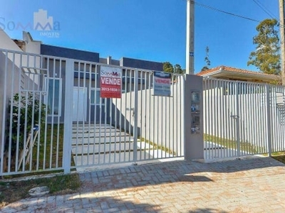 Casa com 2 dormitórios à venda, 40 m² por r$ 239.000,00 - umbará - curitiba/pr