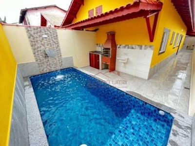 Casa com 2 dormitórios à venda, 76 m² por r$ 349.900,00 - jussara - mongaguá/sp