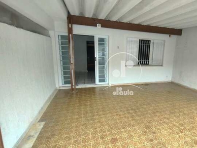 Casa Térrea 120m², 2 Quartos, 2 Vagas, para Alugar, Vila Alto de Santo André, Santo André