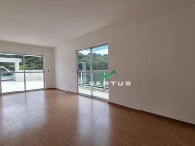 Cobertura com 2 dormitórios para alugar, 154 m² por r$ 3.381,21/mês - várzea - teresópolis/rj