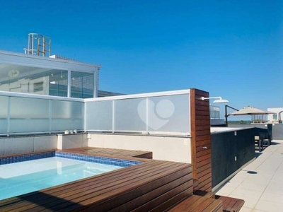 Lopes enjoy vende : cobertura duplex com piscina - r$ 1.900,00 - recreio dos bandeirantes