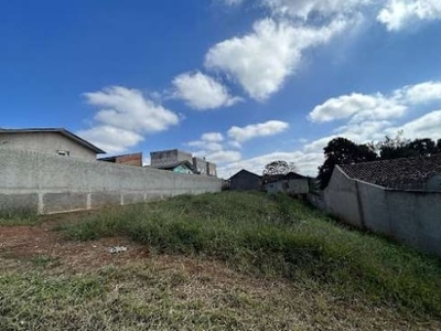 Terreno à venda, 465 m² por r$ 240.000,00 - botiatuva - campo largo/pr