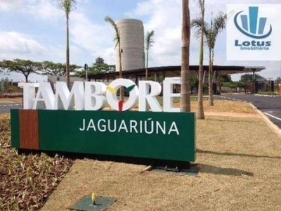Terreno à venda, 510 m² por r$ 430.000,00 - condomínio tamboré jaguariúna - jaguariúna/sp