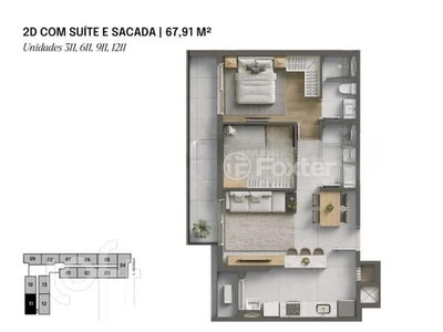 Apartamento 2 dorms à venda Rua Guilherme Morsch, Centro - Canoas