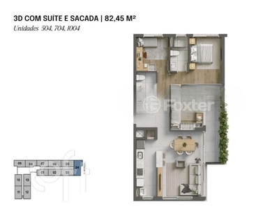 Apartamento 3 dorms à venda Rua Guilherme Morsch, Centro - Canoas
