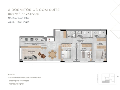 Apartamento 3 dorms à venda Rua Marabá, Centro - Capão da Canoa