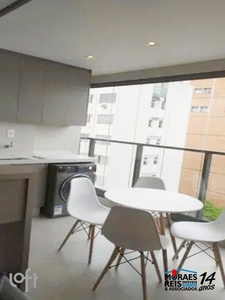 Apartamento à venda em Campo Belo com 46 m², 1 quarto, 1 suíte, 1 vaga