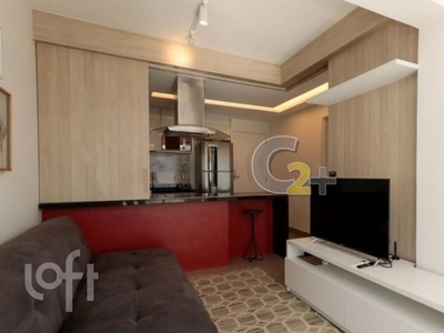 Apartamento à venda em Pinheiros com 49 m², 1 quarto, 1 vaga