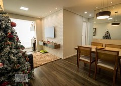 APARTAMENTO no 16º andar mobiliado com 2 dormitórios e 1 garagem