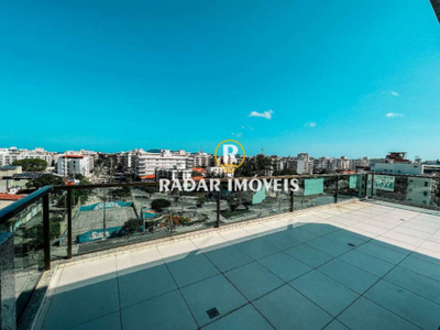 Cobertura, 175m2, vila nova - cabo frio, à venda por r$ 990.000,00