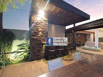 Casa com 3 dormitórios, 180 m² - venda por r$ 1.150.000,00 ou aluguel por r$ 6.900,00/mês - condomínio villa real - ribeirão preto/sp