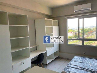 Flat com 1 dormitório para alugar, 22 m² por r$ 1.687,66/mês - iguatemi - ribeirão preto/sp