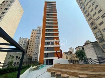 Studio com 1 dormitório para alugar, 38 m² - centro - curitiba/pr