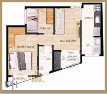 Apartamento à venda em Tucuruvi com 40 m², 2 quartos