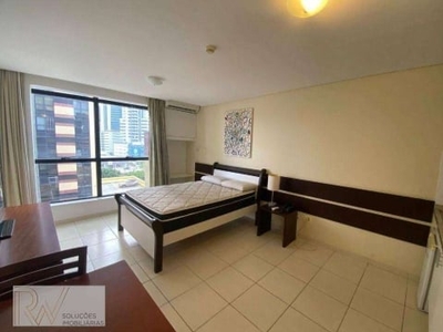 Flat com 1 dormitório, 1 suíte à venda, 30 m² por r$ 220.000,00 - caminho das árvores - salvador/ba