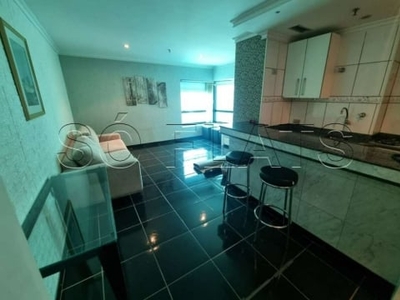 Flat no modus vivendi 37m², 1 dormitório e 1 vaga de garagem, disponível para locação.