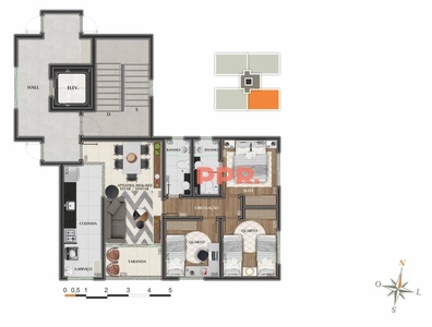 Apartamento à venda, 69 m² por R$ 468.000,00 - Ana Lúcia - Sabará/MG