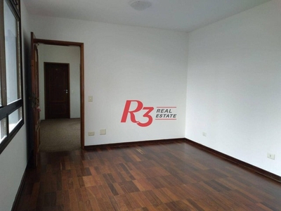 Apartamento com 3 dormitórios para alugar, 98 m² por R$ 5.441,02/mês - Boqueirão - Santos/