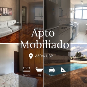 Apartamento mobiliado 2 quartos USP